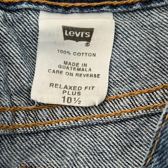Vintage Levi’s Relaxed Fit Plus 100% Cotton Jean Shorts Size 10.5 - Picture 5 of 5